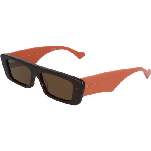 Rectangular Acetate Sunglasses Gg1331S , unisex, Sizes: 54 MM - Gucci - Modalova