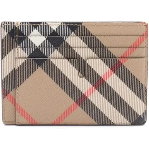 Pre-owned Coated canvas wallets , female, Sizes: ONE SIZE - Burberry Vintage - Modalova