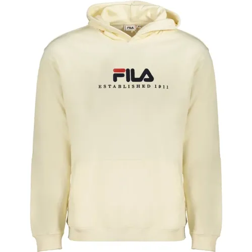 Beiger Sweatshirt mit langen Ärmeln Besticktes Logo - Fila - Modalova