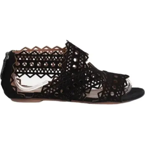 Pre-owned Leather sandals , female, Sizes: 5 UK - Alaïa Pre-owned - Modalova