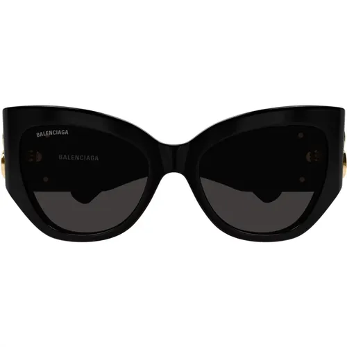 Bb0322S 002 Sunglasses , female, Sizes: 55 MM - Balenciaga - Modalova