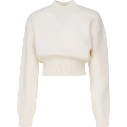 Logo Sweater Crop Fit - Jacquemus - Modalova