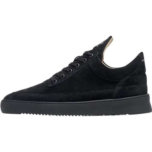 Low Top Suede All , male, Sizes: 11 UK, 7 UK, 12 UK, 9 UK, 10 UK, 6 UK - Filling Pieces - Modalova