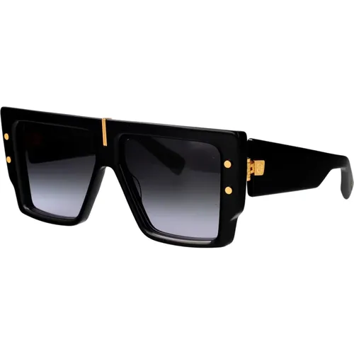 Stylish Sunglasses for a Grand Look , unisex, Sizes: 57 MM - Balmain - Modalova