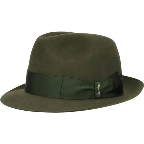 Filz Kleine Krempe Hut , Herren, Größe: 58 CM - Borsalino - Modalova