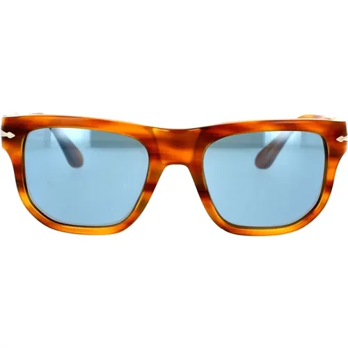 Stylish Sunglasses with Blue Lens , female, Sizes: 52 MM - Persol - Modalova