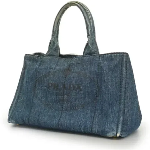 Pre-owned Denim prada-bags , female, Sizes: ONE SIZE - Prada Vintage - Modalova