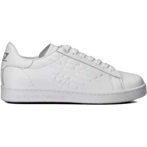 Sneakers Round Toe Lace-up , male, Sizes: 10 UK, 9 1/3 UK, 11 1/3 UK - Emporio Armani EA7 - Modalova