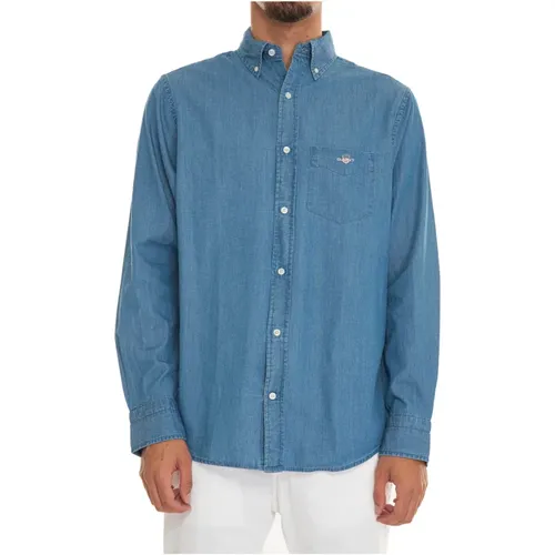 Button-down Casual Shirt , male, Sizes: XL, S, 2XL, M, 3XL, L - Gant - Modalova