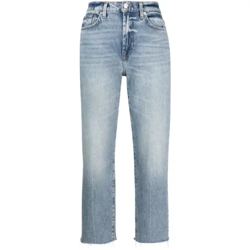 Damenbekleidung Jeans Blau Aw23 , Damen, Größe: W29 - 7 For All Mankind - Modalova