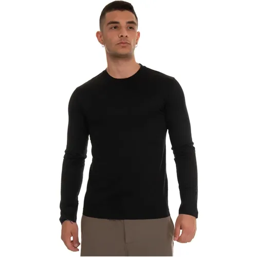 Slim Fit Long Sleeve T-Shirt , male, Sizes: S, 2XL, M - Emporio Armani - Modalova