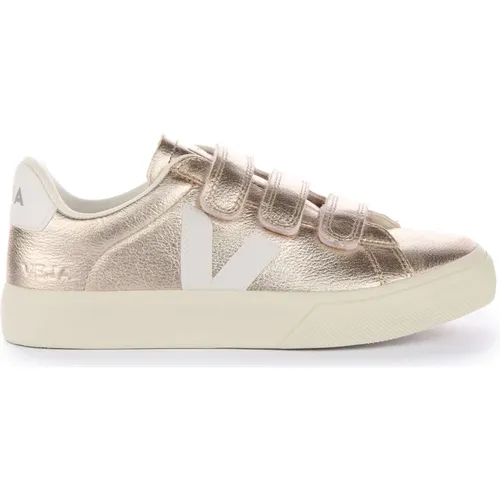 Chromfree Bronze Low Top Trainers , male, Sizes: 10 UK, 11 UK, 9 UK, 8 UK - Veja - Modalova