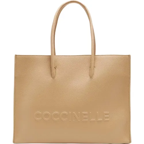 Maxi Logo Trendy Tote Bag - Coccinelle - Modalova