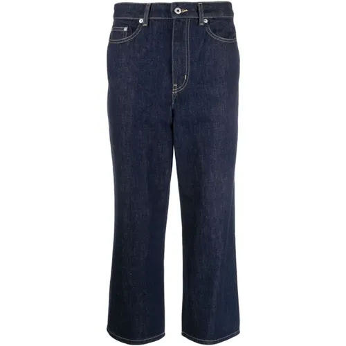 Rinse Cropped Jeans for Women , female, Sizes: W26, W27, W25 - Kenzo - Modalova