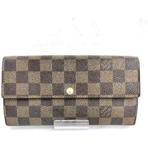 Pre-owned Canvas wallets , female, Sizes: ONE SIZE - Louis Vuitton Vintage - Modalova