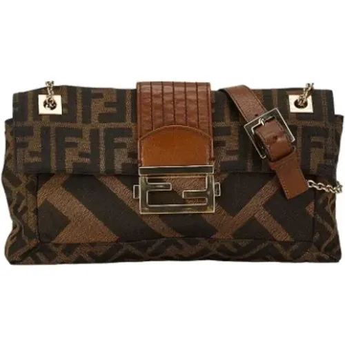 Pre-owned Canvas fendi-bags , female, Sizes: ONE SIZE - Fendi Vintage - Modalova