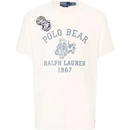 Baumwoll-T-Shirt mit Druck - Ralph Lauren - Modalova