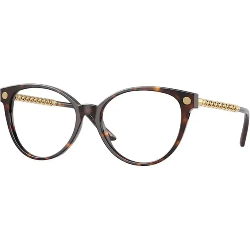 Stylish Carey Frame Glasses , unisex, Sizes: 54 MM - Versace - Modalova