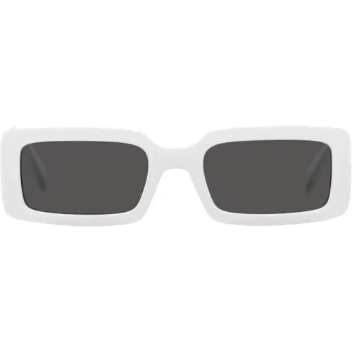 Elegant Sunglasses with Grey Lenses , female, Sizes: 53 MM - Dolce & Gabbana - Modalova
