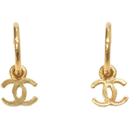 Pre-owned Fabric earrings , female, Sizes: ONE SIZE - Chanel Vintage - Modalova