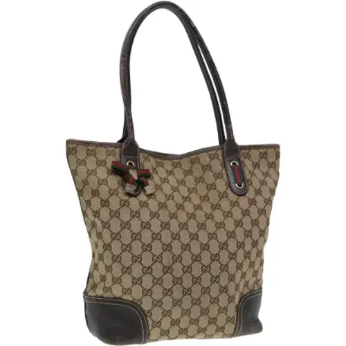 Pre-owned Canvas gucci-bags , female, Sizes: ONE SIZE - Gucci Vintage - Modalova