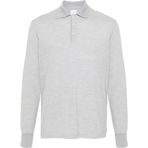 Long sleeve polo shirt , male, Sizes: XL, M, 3XL, L - Eleventy - Modalova