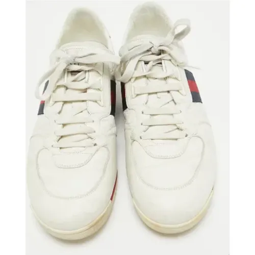 Pre-owned Leder sneakers - Gucci Vintage - Modalova