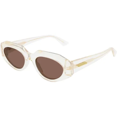 Sunglasses BV1031S,Stylish Sunglasses in Havana/,/Grey Sunglasses, Sunglasses BV1031S,Stylische Sonnenbrille BV1031S,/Grey Sunglasses - Bottega Veneta - Modalova