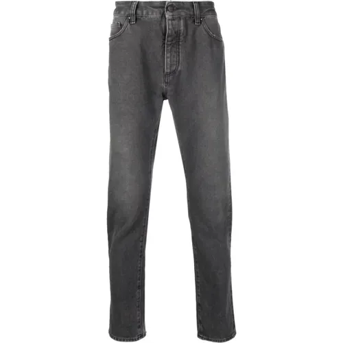 Slim-Fit Faded Jeans , male, Sizes: W32, W30, W31 - Palm Angels - Modalova