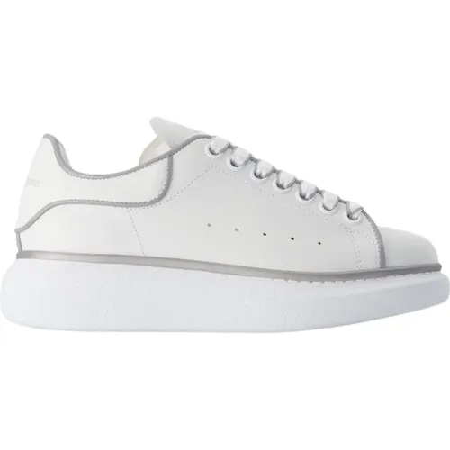 Silver Oversized Sneakers , female, Sizes: 6 UK, 5 UK, 4 UK, 3 UK, 7 UK, 8 UK - alexander mcqueen - Modalova