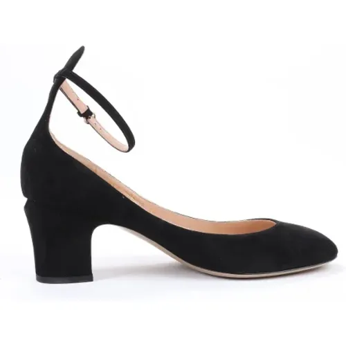 Pre-owned Suede heels , female, Sizes: 6 UK - Valentino Vintage - Modalova