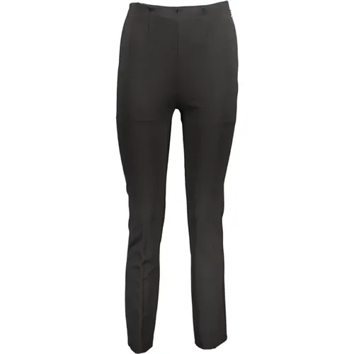 Schwarze Damen Hose mit seitlichem Reißverschluss , Damen, Größe: XS - PATRIZIA PEPE - Modalova