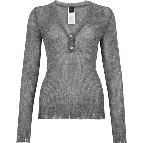 Grey Sweater Collection , female, Sizes: M, XS - pinko - Modalova