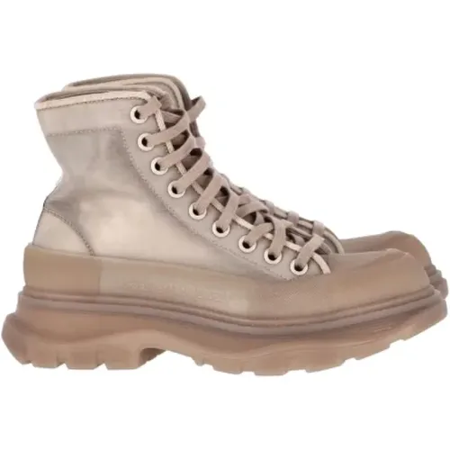 Pre-owned Nylon boots , female, Sizes: 6 UK - Alexander McQueen Pre-owned - Modalova