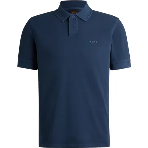 Blaue T-Shirts und Polos , Herren, Größe: XL - Hugo Boss - Modalova