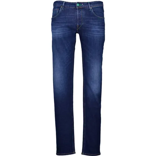 Blaue Jeans , Herren, Größe: W40 - Hand Picked - Modalova