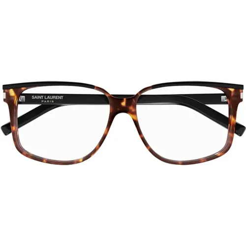 Braune Optische Brillen für Frauen , Damen, Größe: 58 MM - Saint Laurent - Modalova
