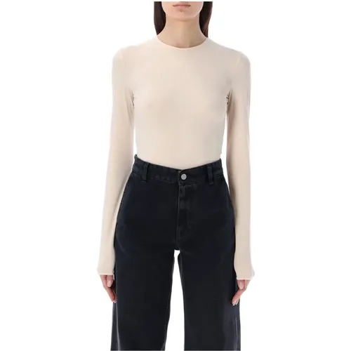 Stylish Long Sleeve Bodysuit , female, Sizes: S, XS - Maison Margiela - Modalova