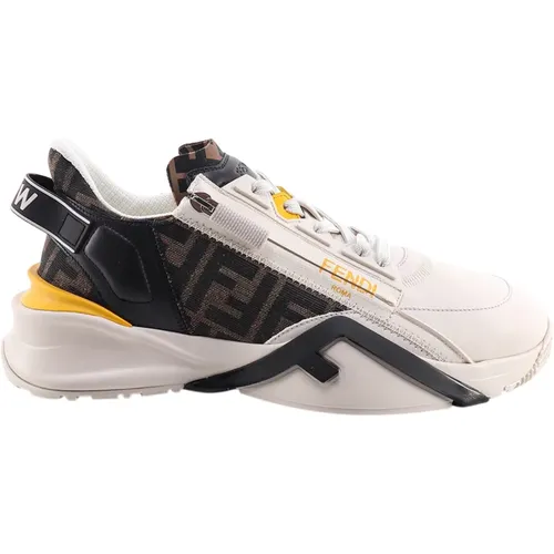 Men's Shoes Sneakers White Ss24 , male, Sizes: 7 UK, 10 UK, 6 UK - Fendi - Modalova