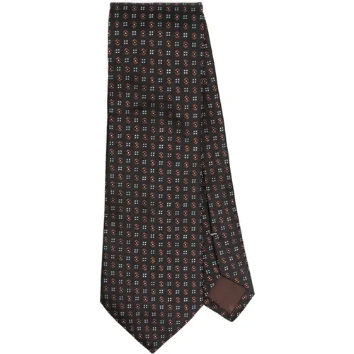 Luxury Silk Tie Made in Italy , male, Sizes: ONE SIZE - Canali - Modalova