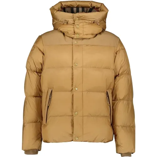 Detachable Sleeve Puffer Jacket , male, Sizes: L - Burberry - Modalova