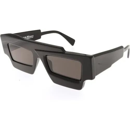Stylish Unisex Sunglasses X12 , unisex, Sizes: 52 MM - Kuboraum - Modalova