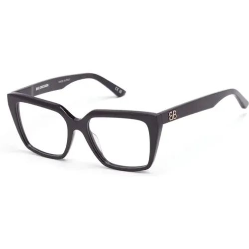 Lila Optische Brille Stilvolles Must-Have , Damen, Größe: 53 MM - Balenciaga - Modalova