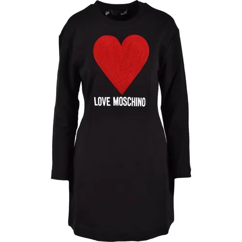 Schwarzes Kleid aus der Collection - Love Moschino - Modalova