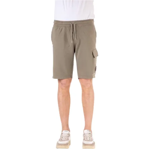 Dove Grey Shorts mit Taillenzug - C.P. Company - Modalova