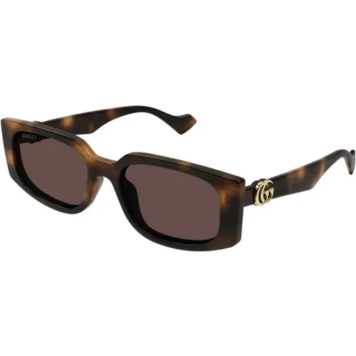 Braune Havana Sonnenbrille Gg1534S 002 - Gucci - Modalova