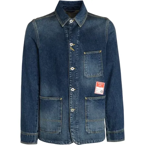 Denim Workwear Jacket , male, Sizes: S, M - Kenzo - Modalova