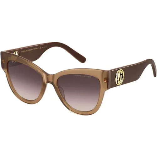 Brick Shaded Sunglasses , unisex, Sizes: 53 MM - Marc Jacobs - Modalova