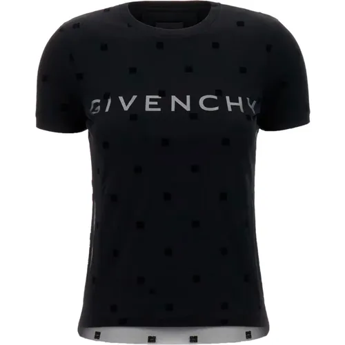 Klassisches T-Shirt , Damen, Größe: S - Givenchy - Modalova