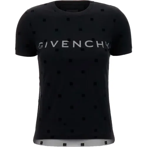 Klassisches T-Shirt , Damen, Größe: XS - Givenchy - Modalova